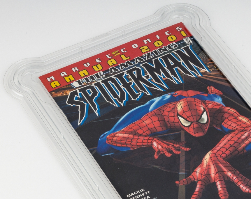 Protective Plastic holder for comic books