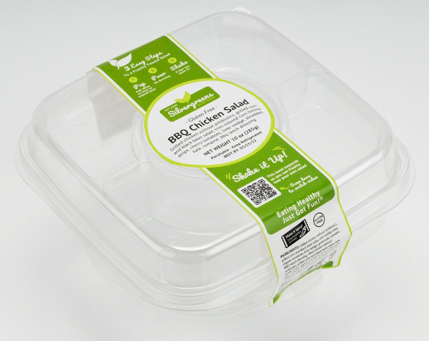 Collapsible To-Go Salad Container
