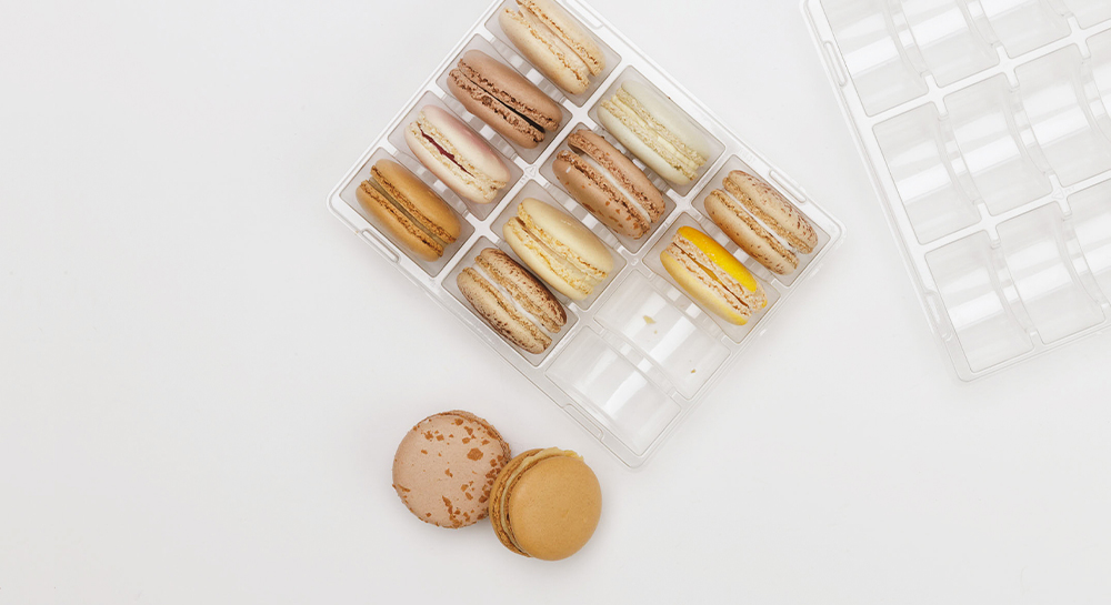 Macaron Tray with Lid
